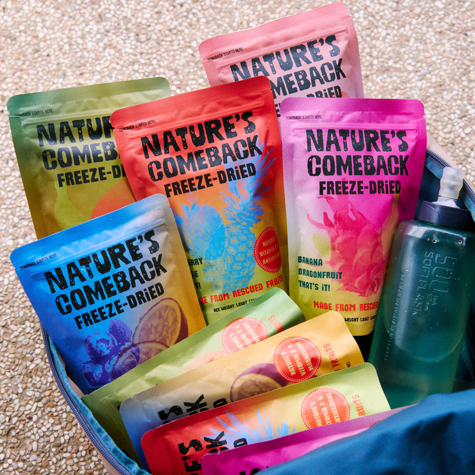 Nature's Comeback freeze-dried food snacks on-the-go